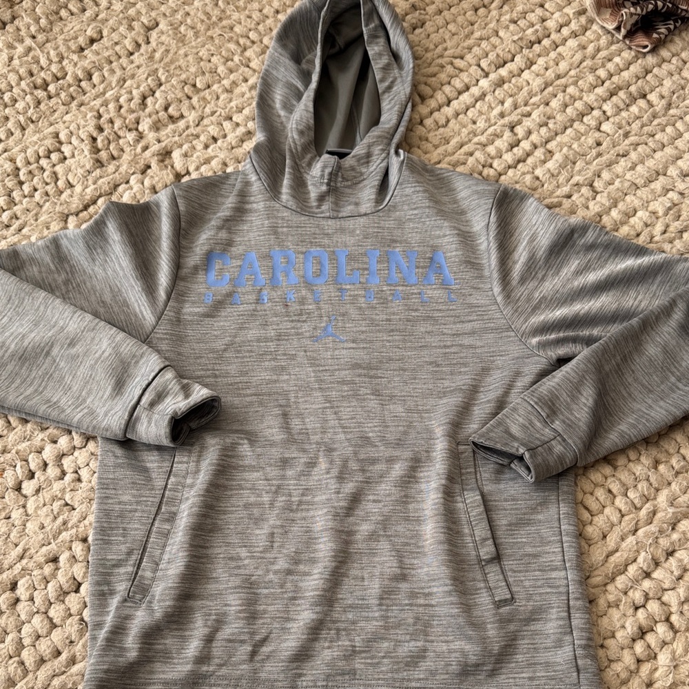 Gray Nike Air Jordan Men's Hoodie Mens Small Carolina Basketball
